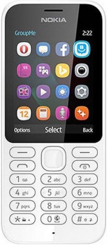 Nokia 222 Dual Sim White Nokia 222 Dual Sim White